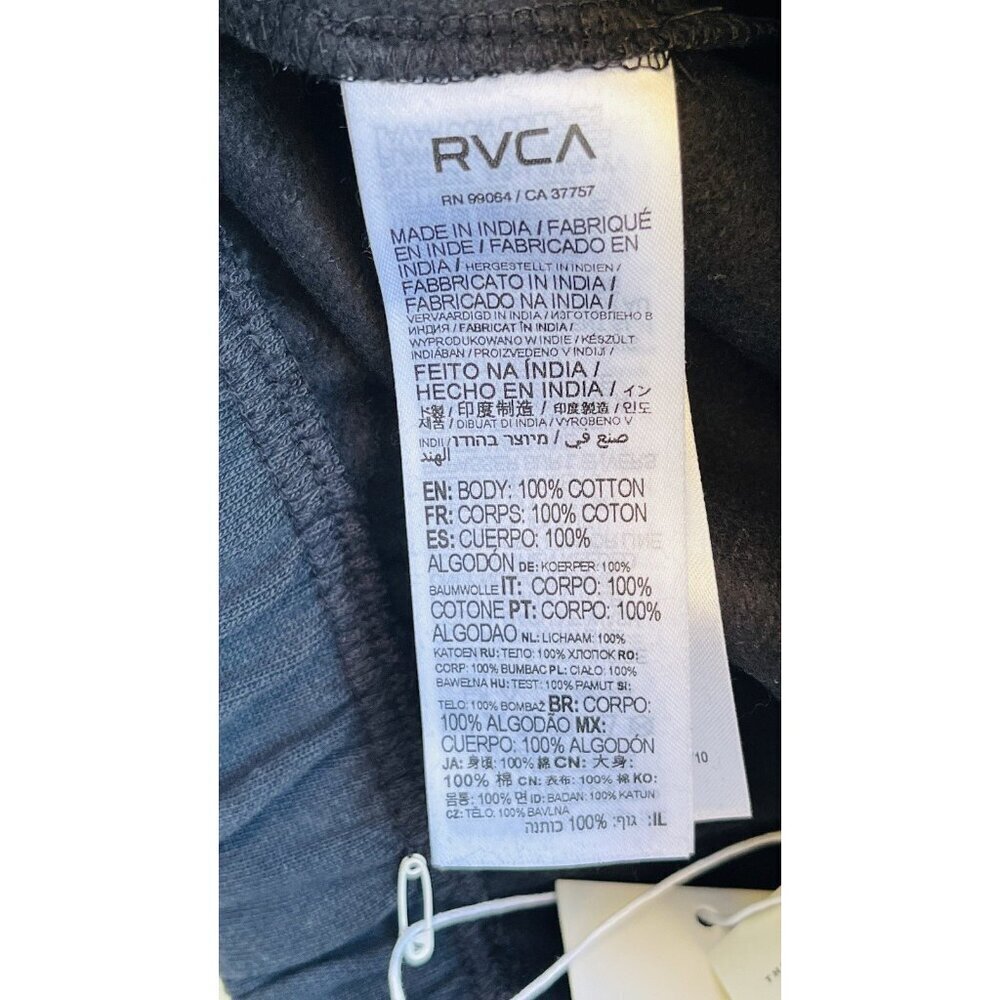RVCA Women’s PTC Black Oversized Sweatpants Size L/12 Jogger Lounge AVJNP00206 - Picture 5 of 7